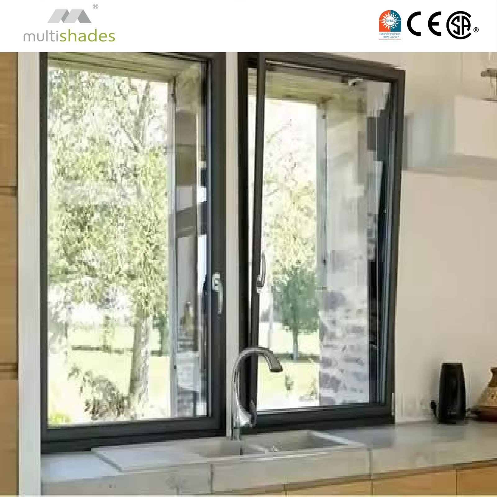 Modern Aluminum Casement Windows