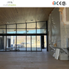 Ultra Narrow Thermal Break Electric Sliding Doors Energy Star and NFRC Certified Triple Pane Low E Glass for Modern Living Rooms