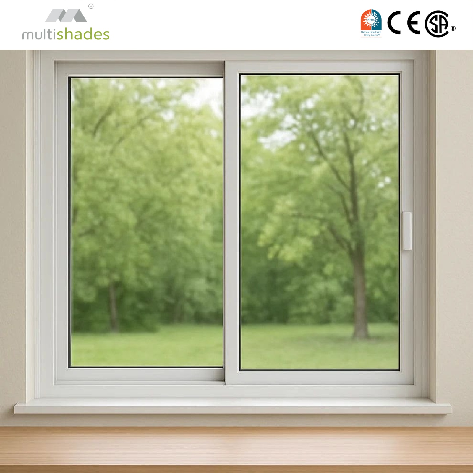 Ultra Slim Electric Wood Grain Patio Sliding Window Heavy Duty Multi Track Hidden Threshold And Integrated Screen For Seamless Balcony Living
