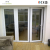 Multishades NFRC Certified French Aluminum Threshold Free Folding Door with Low E Glass and Custom Hardware